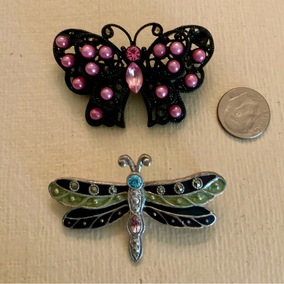 3 vintage 1980’s enamel brooches - Picture 6 of 11